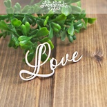 Чипборд от Вензелик - Love, размер: 55x27мм