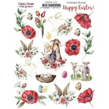 Набор наклеек (стикеров) Happy Easter 111, ТМ Фабрика Декора