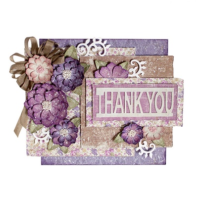 Ножи от Spellbinders – Thank You Pop-Up Celebrate The Day By Marisa Job Etched Dies