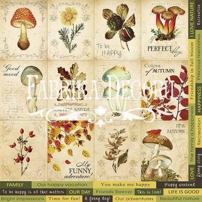 Карточки Botany autumn (англ.), ТМ Фабрика Декору