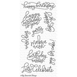 Акриловый штамп My Favorite Things - Handwritten Happiness