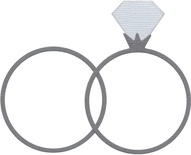 Лезвие Lifestyle Crafts - QuicKutz - Wedding rings