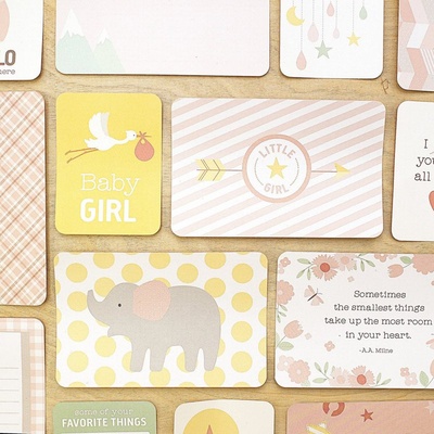 Набор карточек Project Life by Becky Higgins - Value Kit - Lullaby Girl, 120 элементов