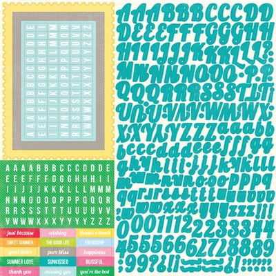 Наклейки от Echo Park - Country Drive Alpha Stickers
