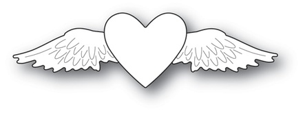 Ножи для вырубки от Memory Box - Winged Heart