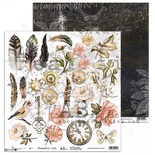 Лист скрапбумаги от ABstudio - Scrapbooking Paper "Dreamland"- Flowerful Life-3/4