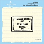 Штампы от Cherrylana - Почтовый штамп, 3,2х2,2см