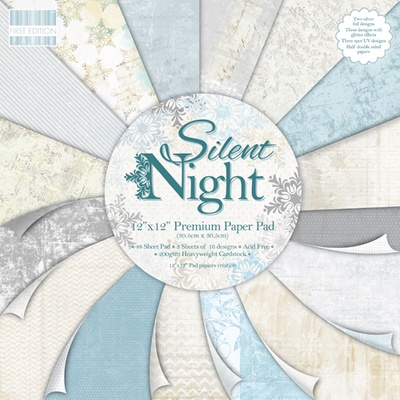 Набор бумаги от First Edition - Silent Night, 30х30 см, 48 листов