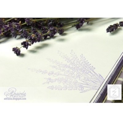 Акриловый штамп Lesia Zgharda FL075 Пучок лаванды, набор из 2 штампов