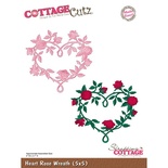 Лезвие CottageCutz Heart Rose Wreath, 12.5х12.5 см