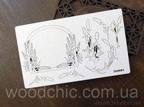 Чипборд набор Лаванда 004 от WOODchic, 12х22см