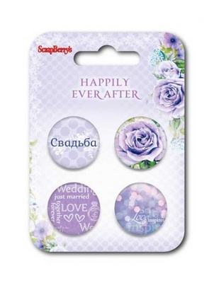 Набор металлических фишек от ScrapBerry's - Счастливый день