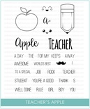 Штампы от Studio Katia - Teacher's Apple, STKS002