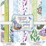 Набор скрапбумаги Colorful spring 30,5x30,5 см, ТМ Фабрика Декора