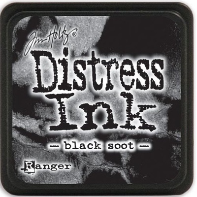 Штемпельная подушка Ranger - Distress Mini Ink Pad - Black Soot
