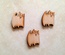 Деревянная фигурка WOOD-032 - Котик funny, 1 штука