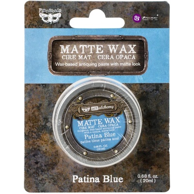 Матовый воск от Prima Marketing - Finnabair Art Alchemy Matte Wax - Patina Blue, 20 мл