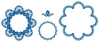 Набор лезвий Marianne Design Creatables - Scalloped Circles