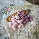 Набор цветов Фэнтази, винтаж-слива от WOODchic, 4,5 см, 6шт.