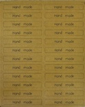 Стикер с крафт- бумаги от Hobby&You - Hand made, (1 л. по 24 шт.)