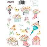 Набор наклеек (стикеров) Scent of spring 108, ТМ Фабрика Декора