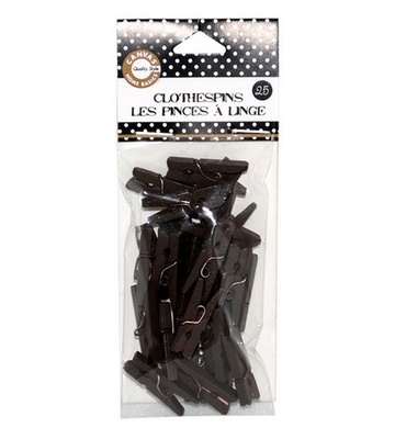 Мини-прищепка Canvas Corp - Chocolate, 1 штука, длина 2,5 см