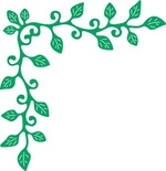 Лезвие от Cheery Lynn Designs - Ivy Corner Flourish - B315
