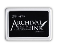 Архивные чернила Ranger - Archival Ink Pads - Jet Black, черные