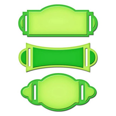 Набор лезвий Spellbinders - Ribbon Tags Trio Three