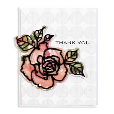 Нож для вырубки от Spellbinders -  Rosy Summer Flowers