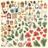 Лист с картинками для вырезания Our warm Christmas, ТМ Фабрика Декора