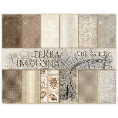 Набор двусторонней скрапбумаги UHK Gallery - Terra Incognita, 30х30 см