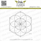 Акриловый штамп Lesia Zgharda Геометрична розетка F173