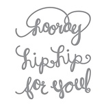 Нож для вырубки от Spellbinders - Quite Contrary - Debi Adams - Hip Hip Hooray