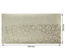 Отрез кожзама с тиснением  золотой фольгой Golden Clocks Beige 50 х 25 см, ТМ Фабрика Декора