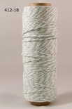 Хлопковый шнур от Baker's Twine - Seafoam, 2 мм, цвет салатовый/белый, 1 м