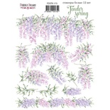 Набор наклеек (стикеров) 12 шт Tender spring  175, ТМ Фабрика Декора