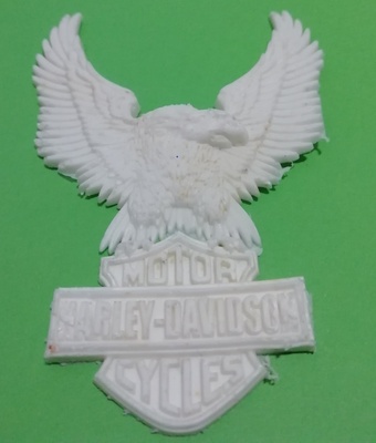 Гибкие пластиковые фигурки - Harley Davidson, 8.8х6 см