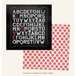 Лист скрапбумаги My Mind's Eye Alphabet Love, 30х30 см, двусторонняя