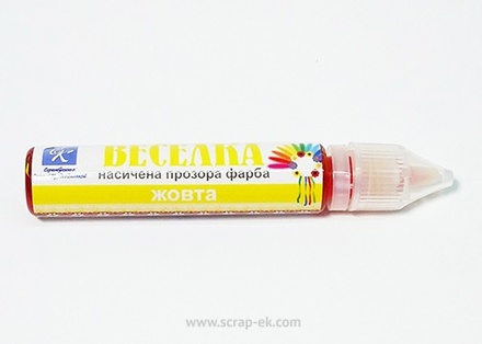 Краска концентрированная от ТМ ЕК, ВЕСЕЛКА, желтая