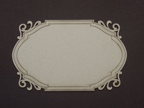 Чипборд от Dusty Attic - Framed Journal Box-oval