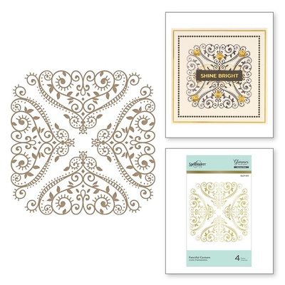 Пластины для фольгирования от Spellbinders - Fanciful Corners