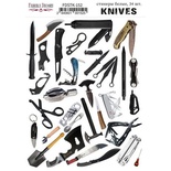 Набор наклеек (стикеров) 34 шт Knives #152, ТМ Фабрика Декора