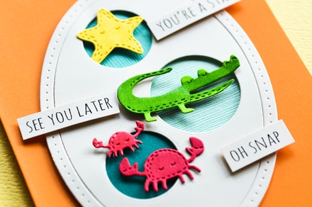 Нож для вырубки от Poppystamps - Whittle Gator