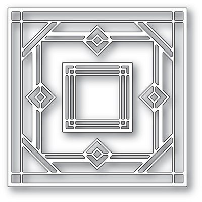 Нож для вырубки от Poppystamps - Deco Victor Square