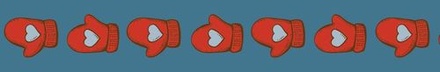Бумажный скотч с принтом от Scrapberry's - Перчатки, 15мм x 8м