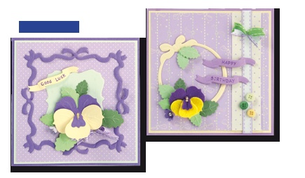 Лезвия от LeCreaDesign - Multi die flower 003 Pansy, 8 элементов