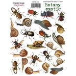 Набор наклеек (стикеров) 24 шт Botany exotic 212, ТМ Фабрика Декора