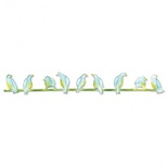 Нож для вырубки Sizzix- Sizzlits Decorative Strip Die - Birds on a Wire, 657791
