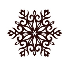 Акриловый штамп Christmas Stamp SR067 Снежинка, размер 5 * 4,4 см